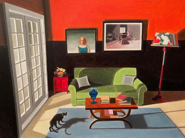 Kathy Osborn, Two Paintings, 2023