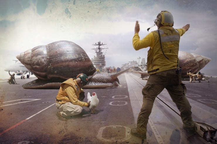 Nguyen Manh Hung, Snails on the Deck, 2016