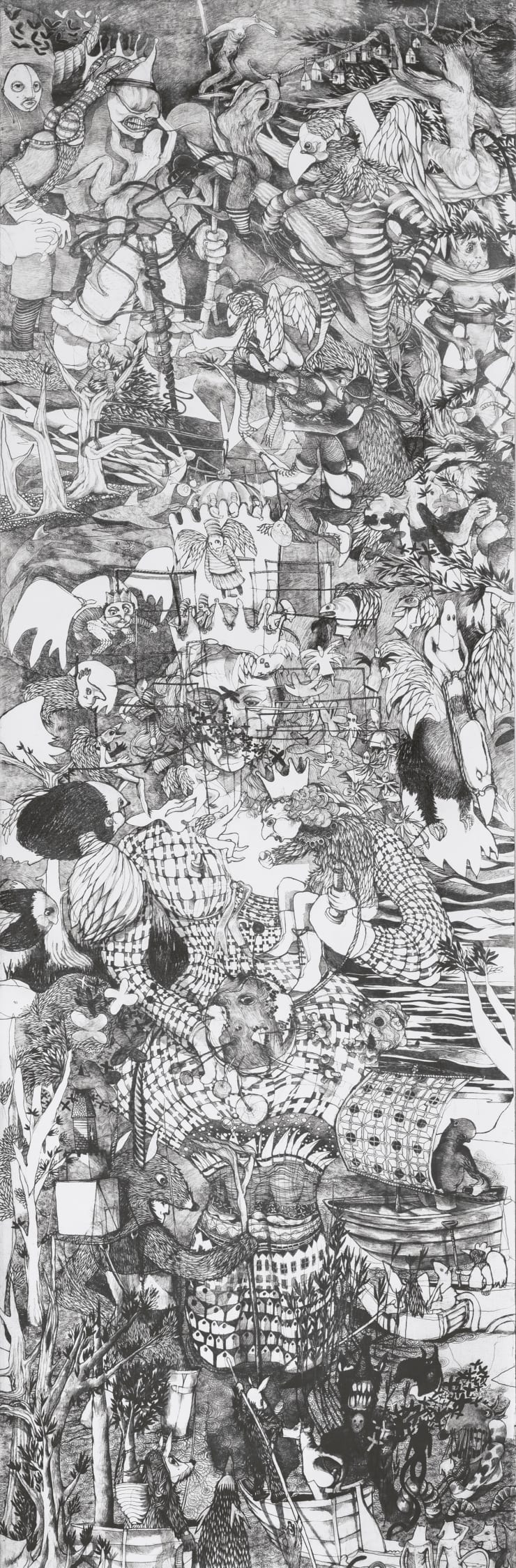 François Andes , Les Préparatifs (panel 6), 2019