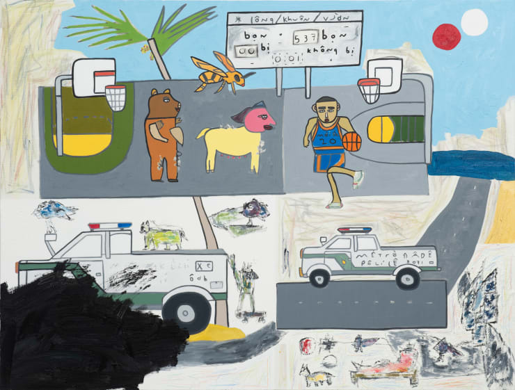 Will Thurman, Pickup basketball in Miami and in Âm-ê-ríc-ă they drive police trucks on the beach, 2022