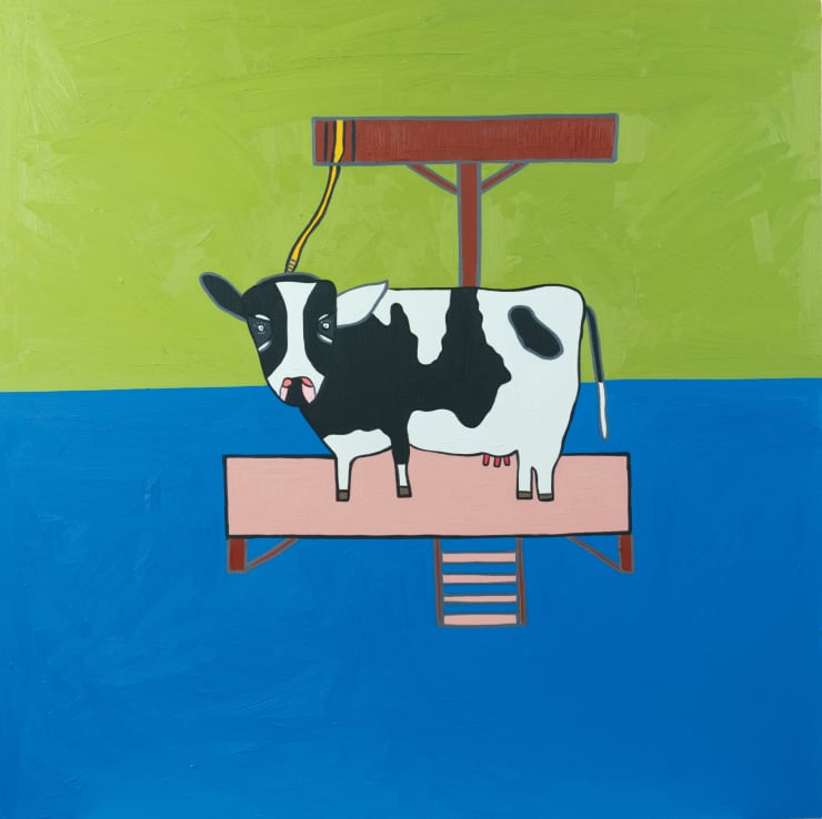 Will Thurman, Cow in noose, 2019