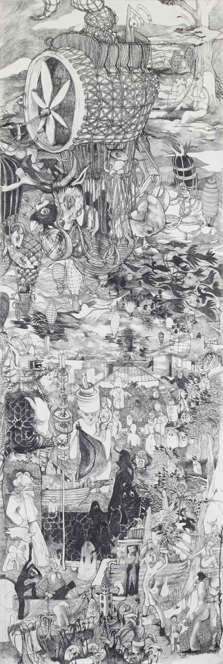 François Andes , Les Préparatifs (panel 8), 2019