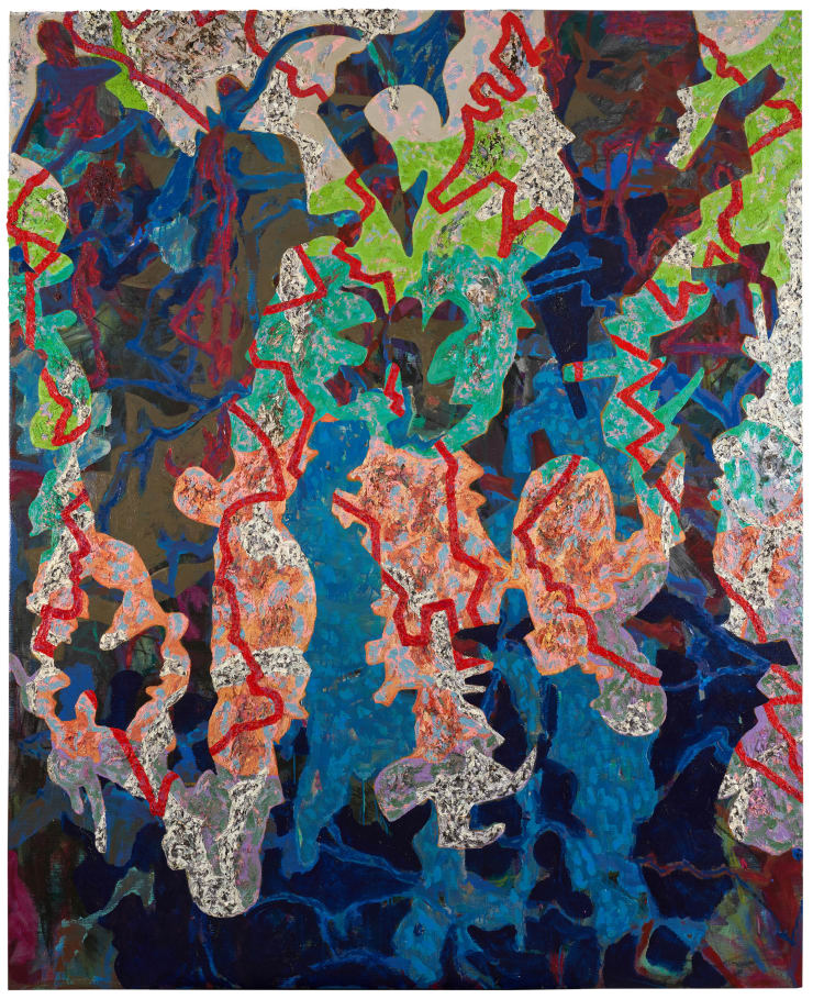 Hoang Duong Cam, Fantasy from Hokusai's Courtiers Crossing a Bridge, 2018