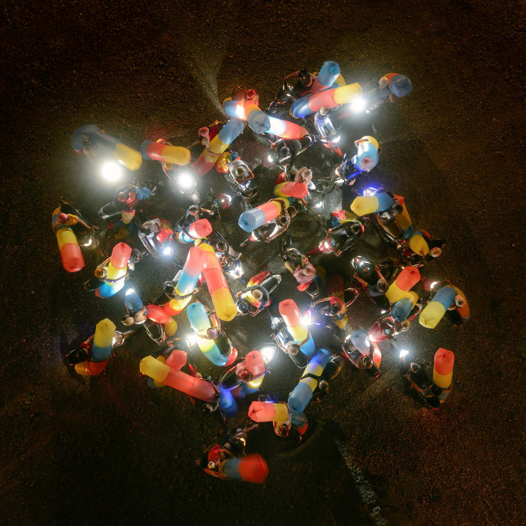 UuDam Tran Nguyen, Night gathering (the perfect lock), 2014