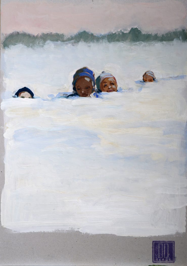 Serge Nyfeler, Im Schnee, 2014