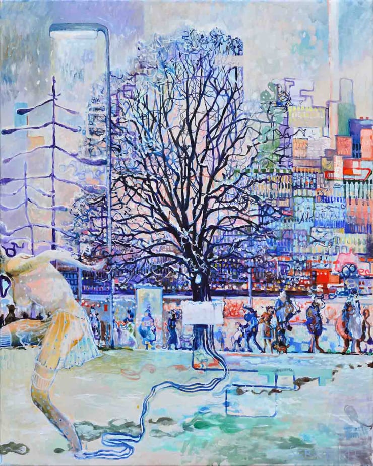Serge Nyfeler, Winter in the city, 2018