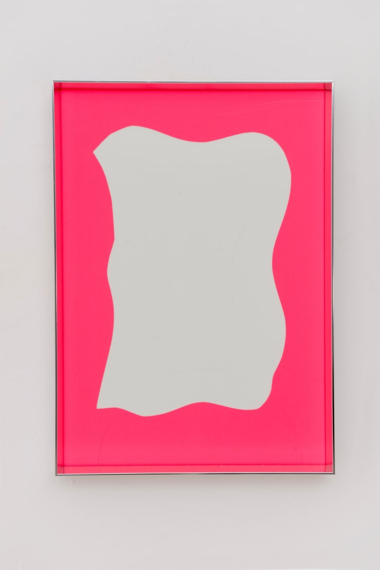 Regine Schumann, fluo cut #104, 2024