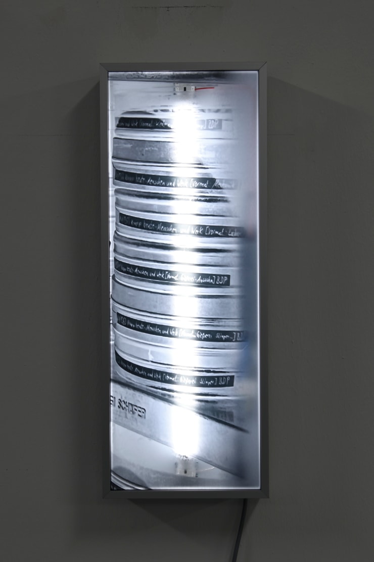 Mischa Kuball, Depot II (one light source) (Fragment Krupp), 2024