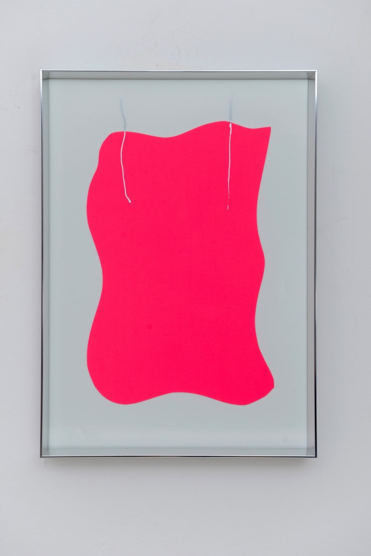 Regine Schumann, fluo cut #105, 2024