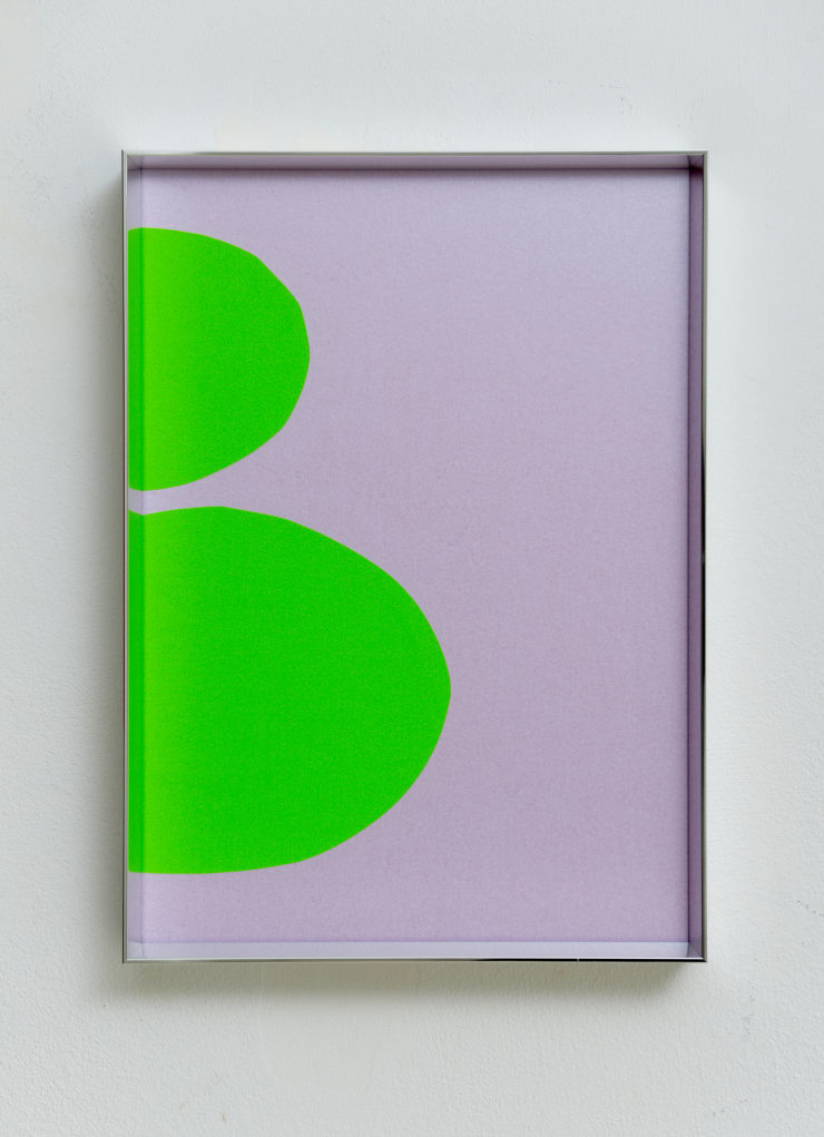 Regine Schumann, fluo cut #51, 2021