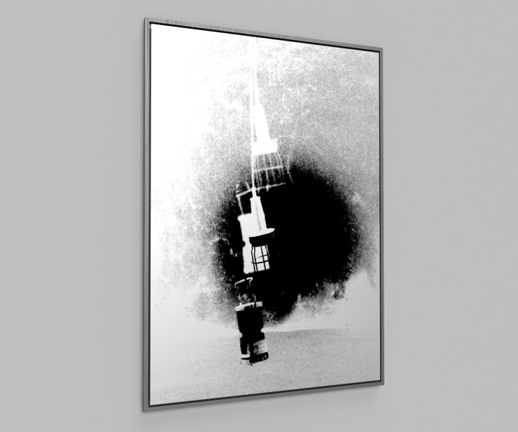 Mischa Kuball, dunkle Kammer / dark chamber inverted (after Roland Barthes), 2022