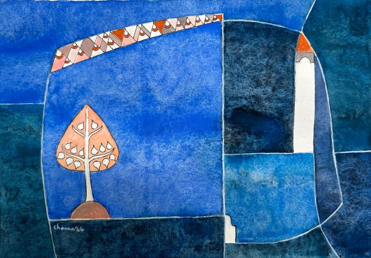 Channa Ekanayake, Red Tiles III, 2024