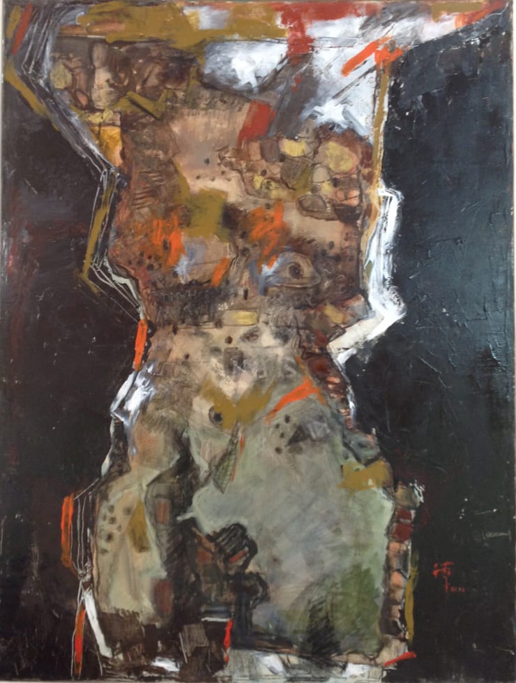 Prof. Sarath Chandrajeewa, Wounded Monument, 2023