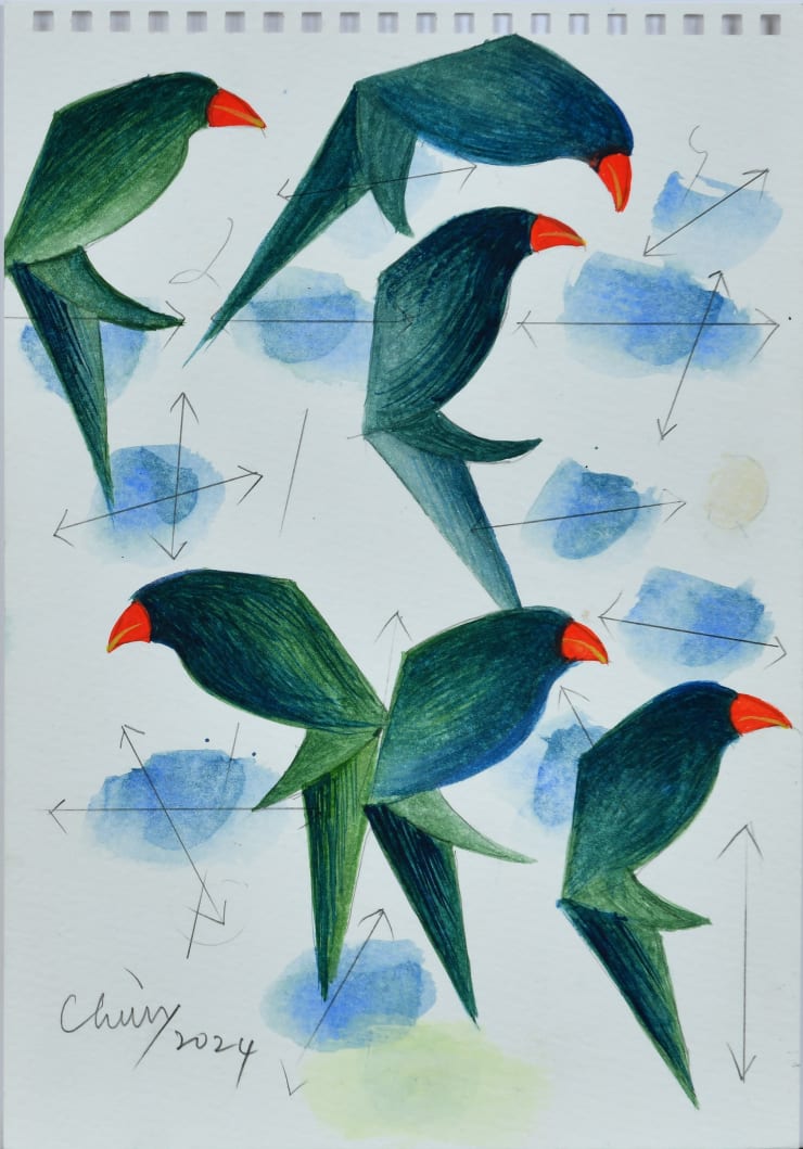 Chaminda Gamage, Flowers do have Dreams IV, 2024