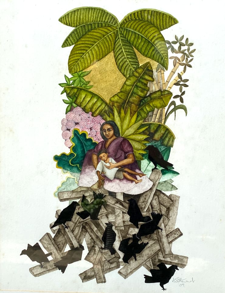 Alex Stewart, Fragments on the path crow, 2005