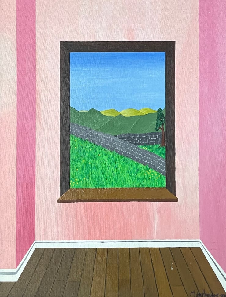 Mike Harridge, View from Daves room - Otley Yorkshire, 1976