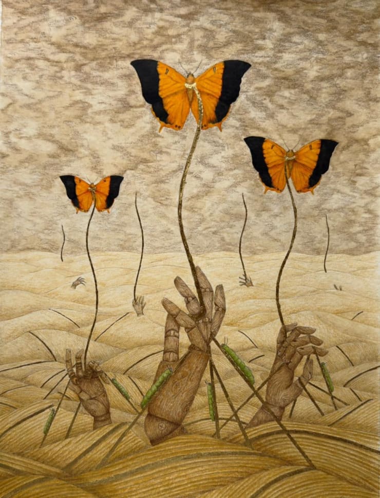 Sanath Herath, The ecology of an escape, 2025