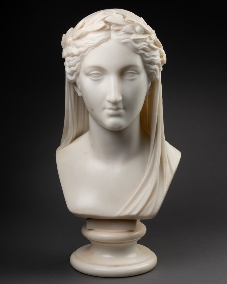 Roman School, Bust of Sappho, First half of 19th century