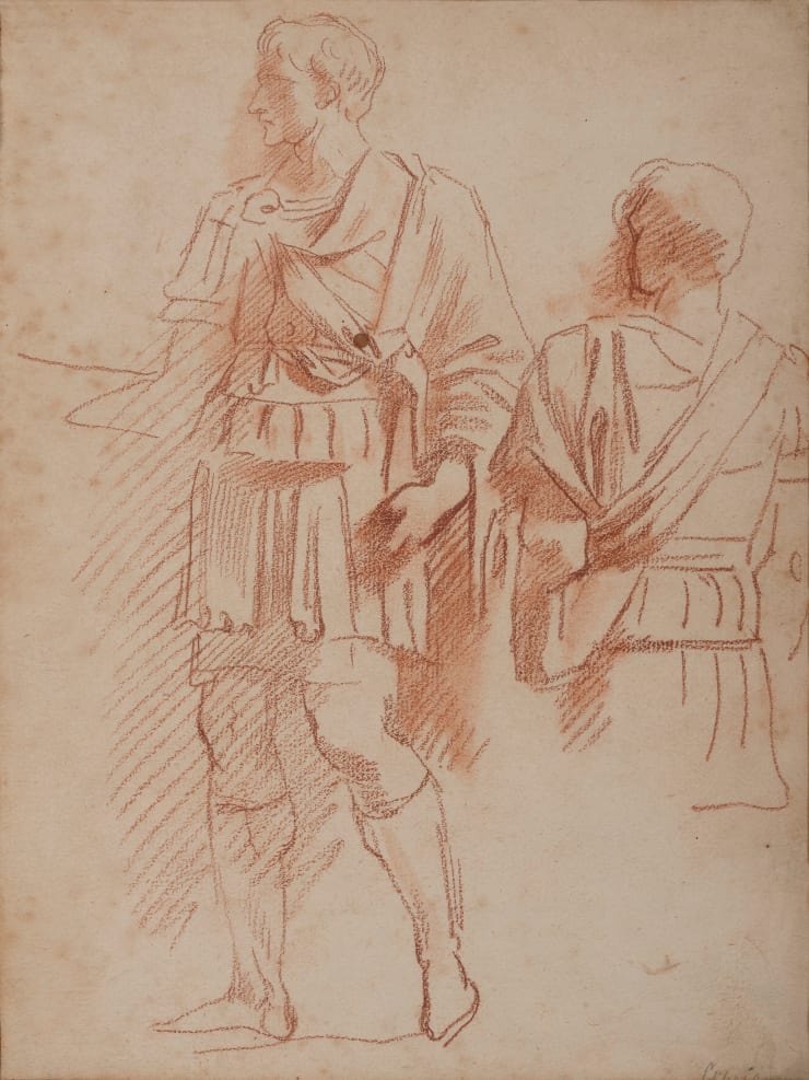 Giovanni Battista Cipriani, R.A. (1727 -1785), A pair of Red Chalk Drawings, Circa mid-18th century