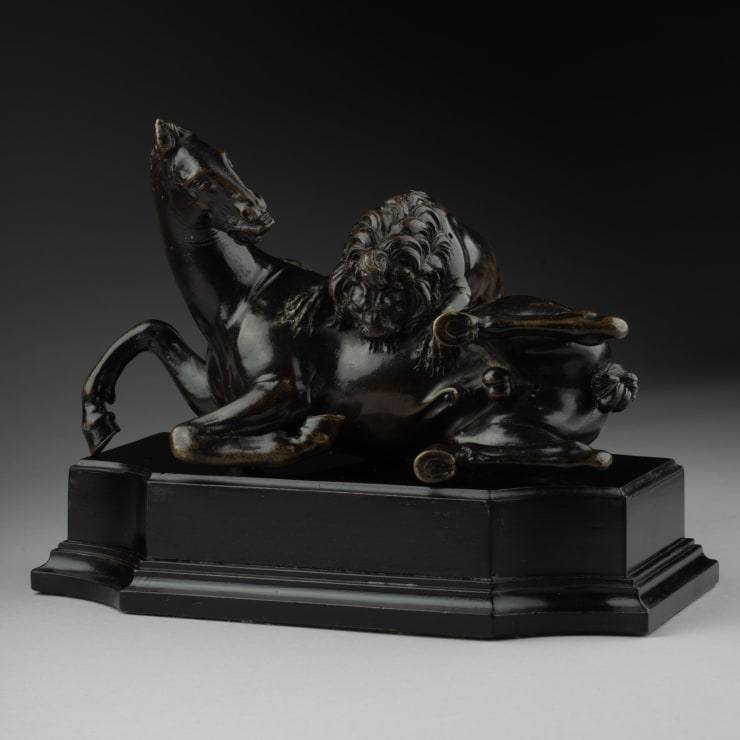 Barthélémy Prieur (1536-1611), Lion attacking a horse, c.1600