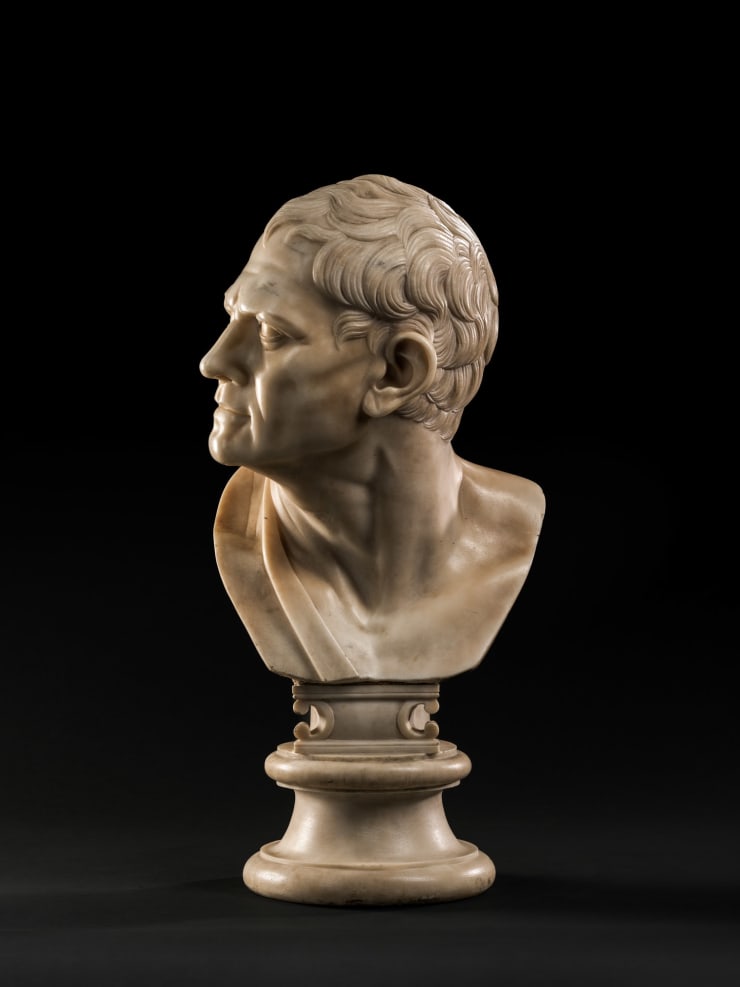 Bartolomeo Cavaceppi (1716 – 1799) After the Antique: Archaeological Museum Naples, Inv. 6141 (Farnese Collection)(Fig. 1), Bust of Lysimachus / Aratus