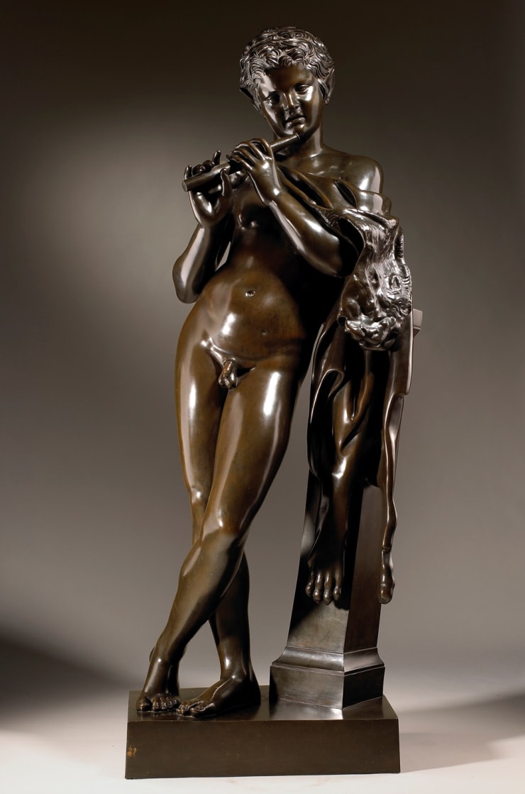 France, Faun Playing the Flute, 19th Century