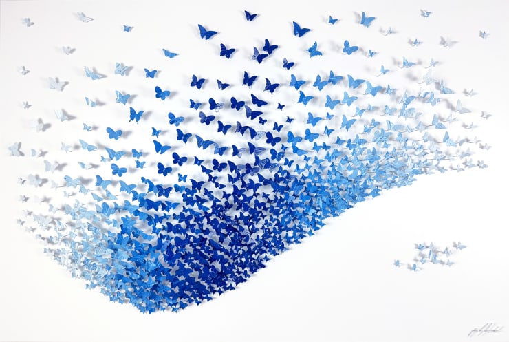 Joel Amit, Flight of Butterflies (Blue)