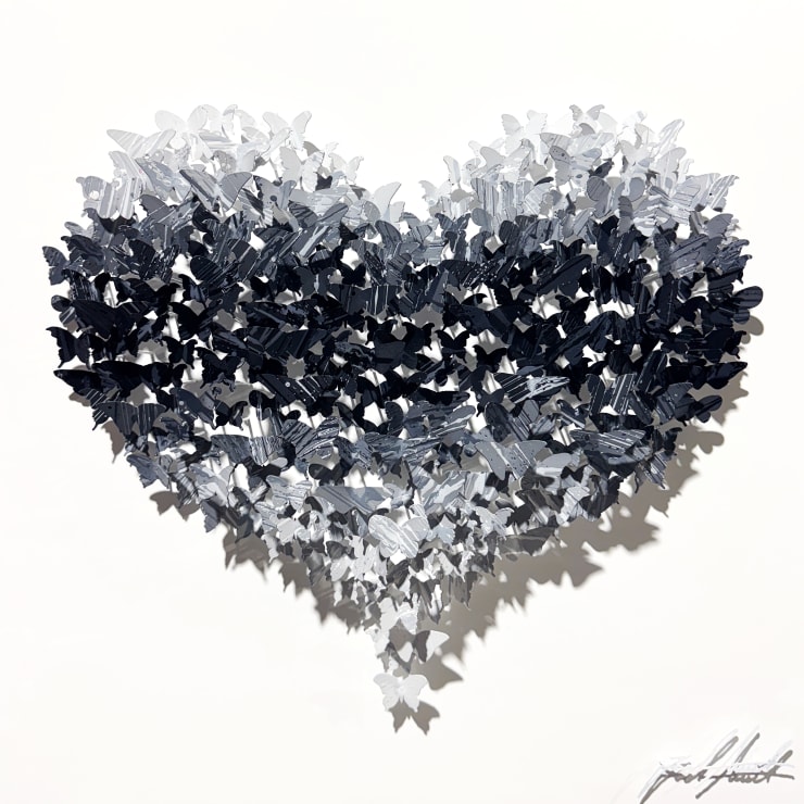 Joel Amit, Flying Love (Grey Gradient)