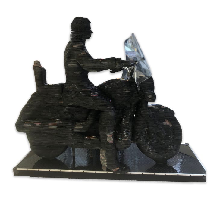 Georges Monfils, Prince on Purple Rain Motorcycle
