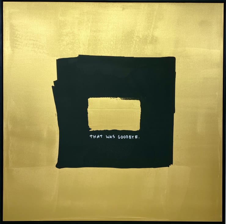 Skye Brothers That Was Goodbye Acrylic on Canvas 59 x 59 in 150 x 150 cm