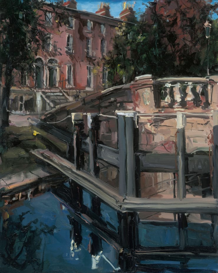 Gerard_Byrne_Canal_Reflections_modern_irish_impressionism_fine_art_gallery_Dublin_Ireland
