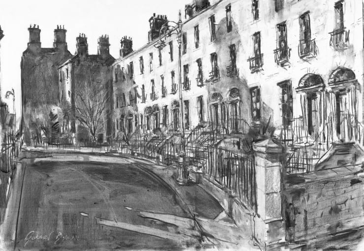 Gerard Byrne, Georgian Echoes. Mount St Crescent, 2025
