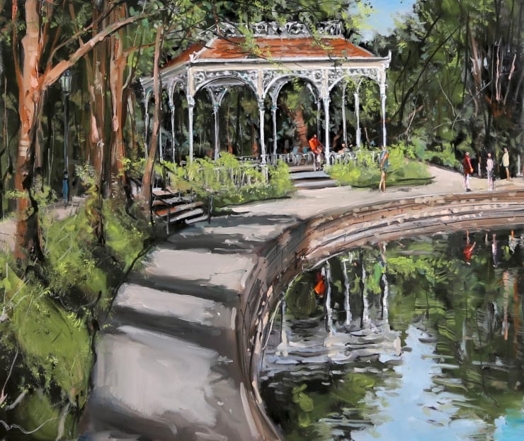 Gerard Byrne, The Swan Lake Gazebo, 2019