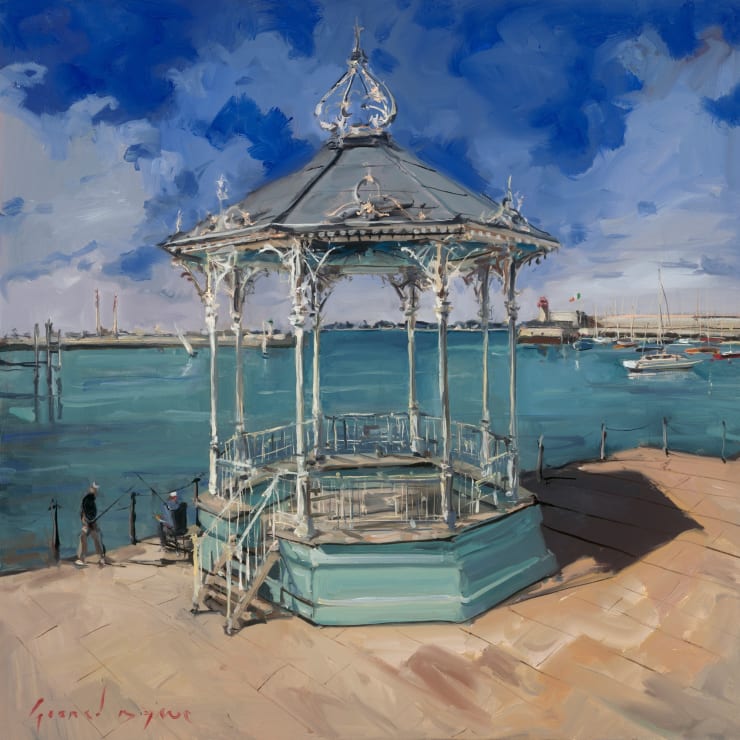 Gerard_Byrne_The_Band_Stand_Dun_Laoghaire_modern_irish_impressionism_fine_art_gallery_dublin_Ireland