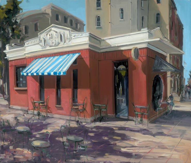 Gerard_Byrne_Leeson_Street_Kiosk_modern_irish_impressionism_art_gallery_Dublin_Ireland