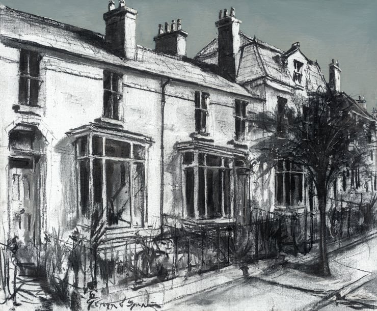 Gerard_Byrne_Quiet_Street_contemporary_impressionism_plein_air_dublin_art_gallery