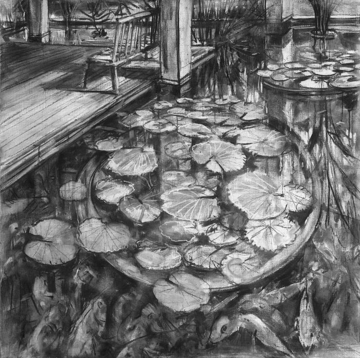 Gerard-Byrne-Botanical_Greens-Singapore-Botanic-Gardens-charcoalogy-exhibition-art-gallery-dublin-ireland
