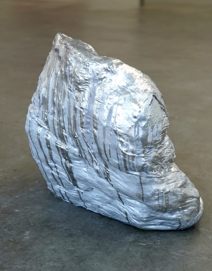 photo of a silver rock