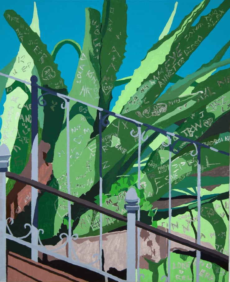 Lisa Rock, Agave with Graffiti, 2022