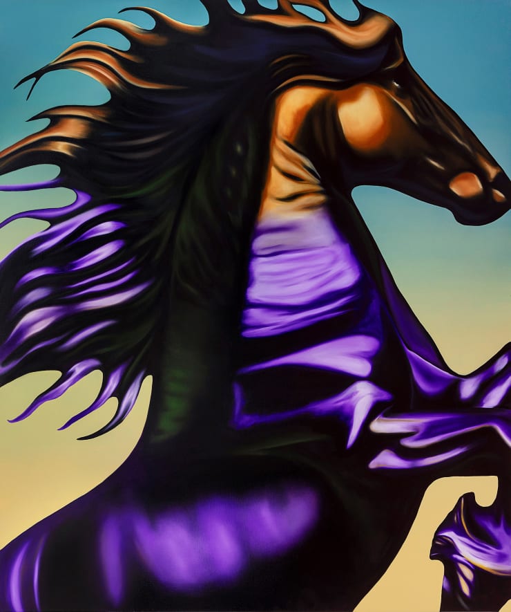 painting of a horse