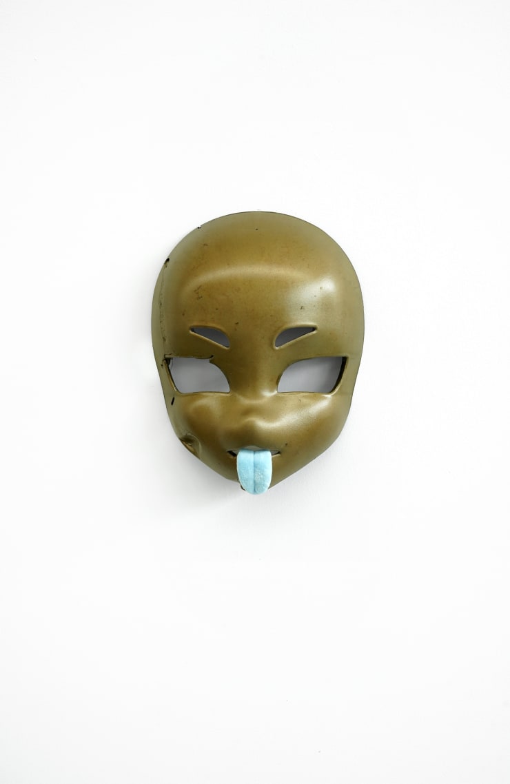 bronze masks with felt tongue