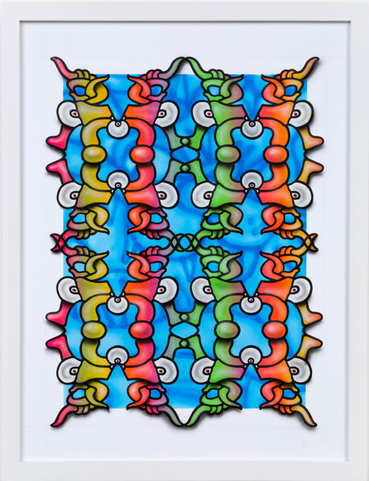 Ozzie Juarez, Taz in Blue, Coatlicue, 2022