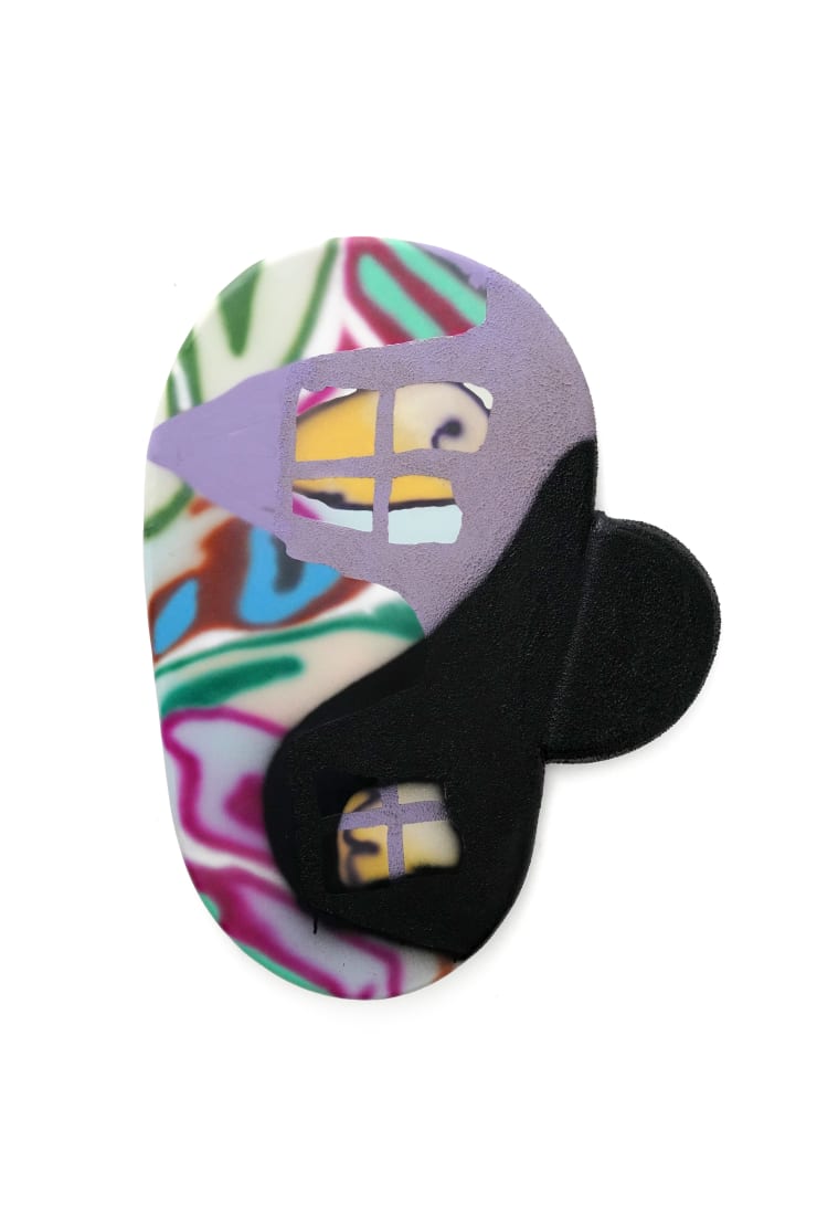 abstract head sculpture