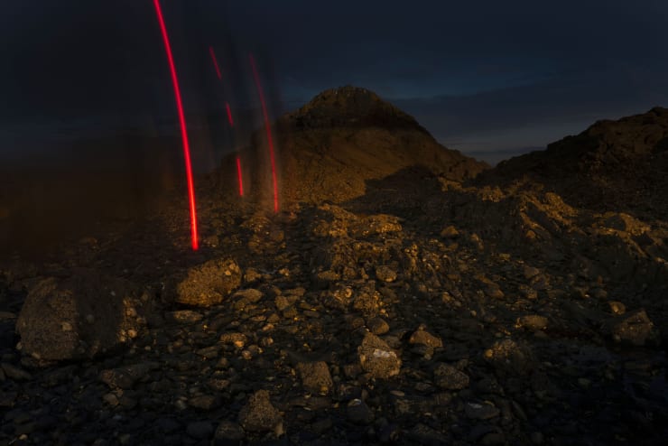 Alice Pallot, Landscape Meteorite, from the series Algues Maudites - Red Bloom, 2024
