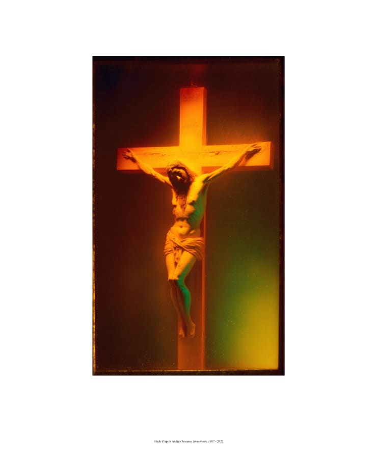 Brodbeck & de Barbuat, Etude I d’après Andres Serrano, Immersion, 1987 - 2022