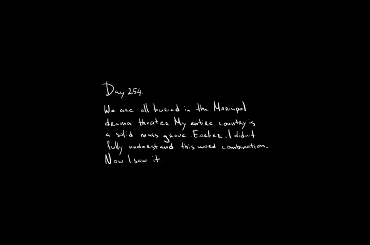 Lisa Bukreyeva, From The series 2402. War Diary, 2022 - ongoing