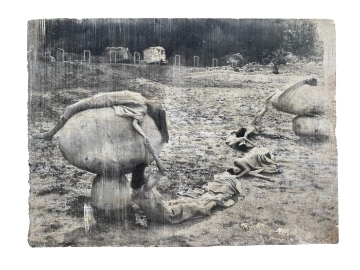 Kíra Krász, Analogue connection, from the series From Marble to Stone, 2024