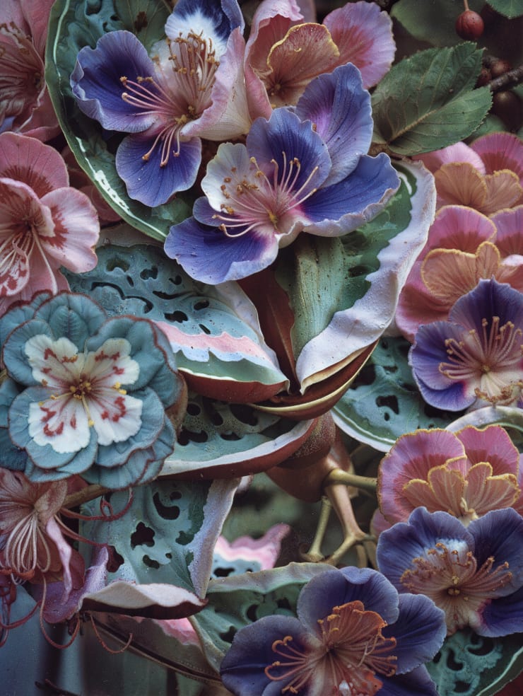 David Sheldrick, 451-the-temple-flowers, 2025