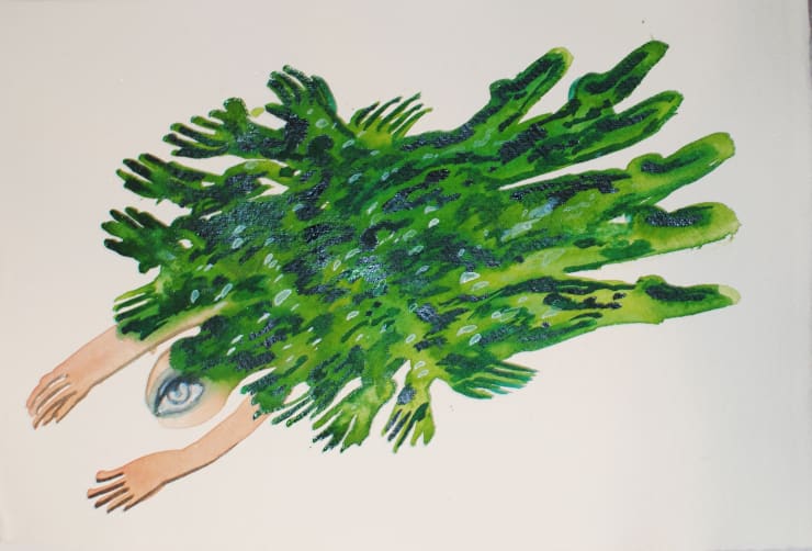 Alymamah Rashed, Your Land Lives Beneath My Flesh (My Emerald Earth Will Not Die) - Series 1 of 3, 2025