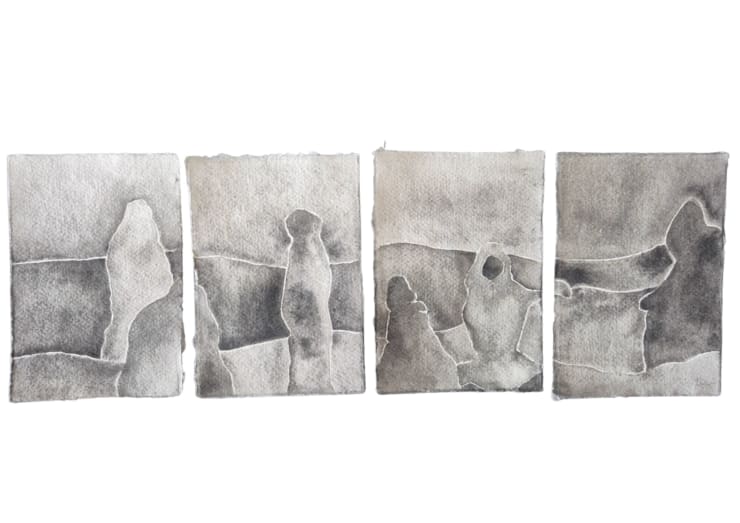 Granular Meditations - Bayan Kuwait (I,II,III,IV), 2025